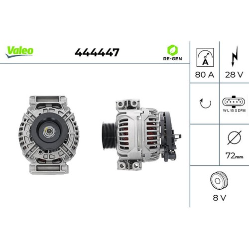 Generator valeo 444447 - generator,